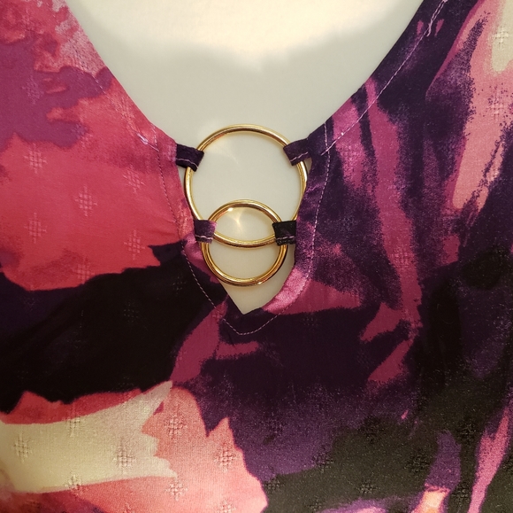 NWT Dana Buchman Loose Flowing Top - Picture 4 of 6